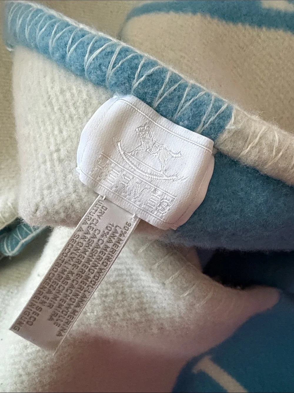 Hermes Avalon Baby Blanket